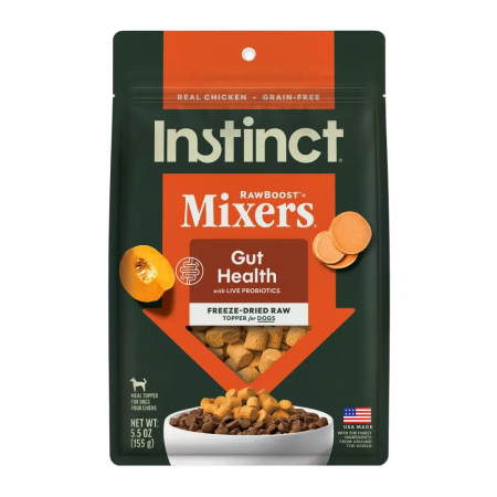 Instinct Dog Freeze Dried Raw Mixers Gut Health Chicken 5.5oz