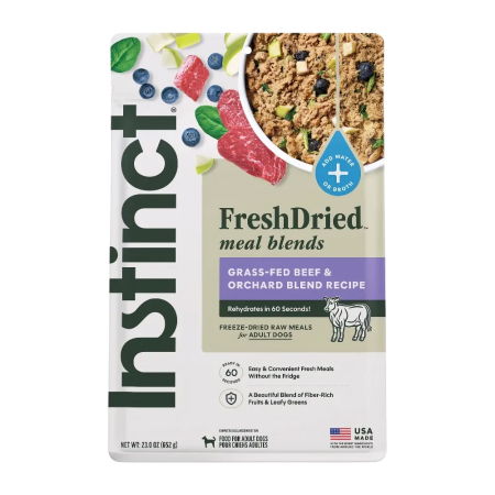Instinct Dog Fresh Dried Meal Blend Beef & Orchard 23oz