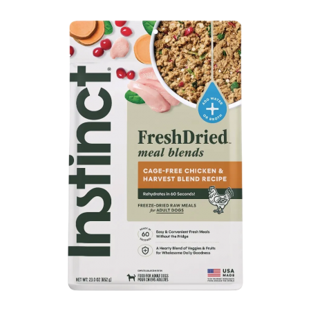 Instinct Dog Fresh Dried Meal Blend Chic & Harvest 23oz
