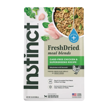 Instinct Dog Fresh Dried Meal Blend Chic & SuperGreens 23oz