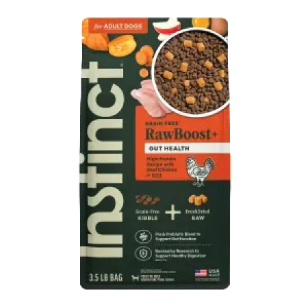 Instinct Dog Raw Boost Grain Free Gut Health Chicken 3.5lb