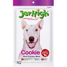 Jerhigh Cookie Real Chicken Meal Dog Treat 70g (3 Packs)