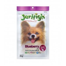 Jerhigh Blueberry Stick Real Chicken Meal Dog Treat 70g (3 Packs)