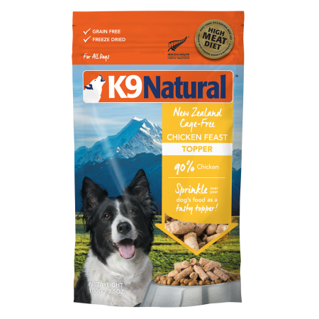 K9 Natural New Zealand Freeze Dried Topper Chicken 100g
