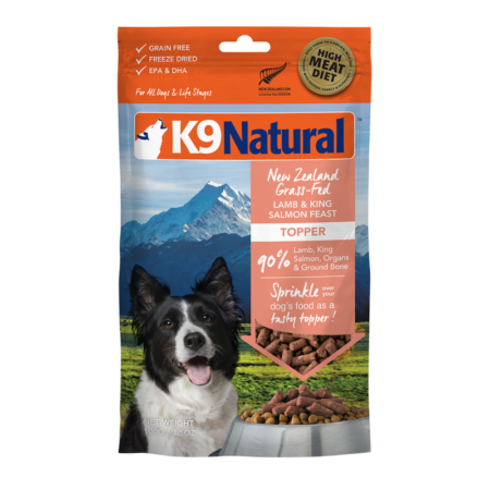 K9 Natural New Zealand Freeze Dried Topper Lamb & Salmon 100g