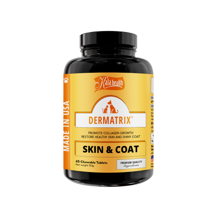 Kala Health Dermatrix For Healthy Skin & Shiny Coat For Dogs & Cats 45's