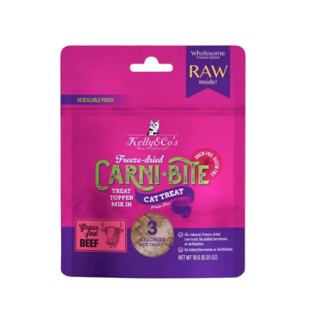 Kelly & Co's Cat Treats Freeze Dried Carnibite Beef 10g