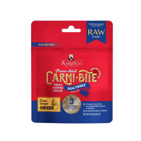 Kelly & Co's Dog Treats Freeze Dried Carnibite Chicken 10g
