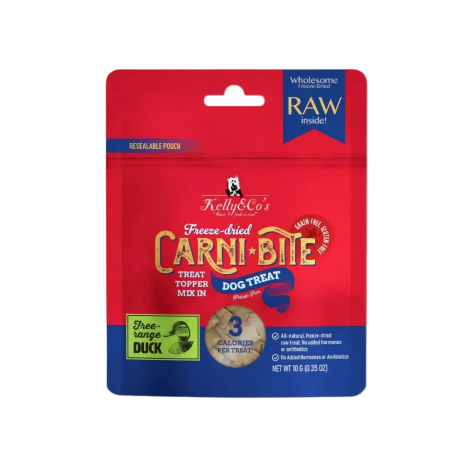 Kelly & Co's Dog Treats Freeze Dried Carnibite Duck 10g