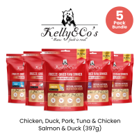 Kelly & Co's Dog Freeze-Dried Raw Dinner 397g (5 Pack Bundle)