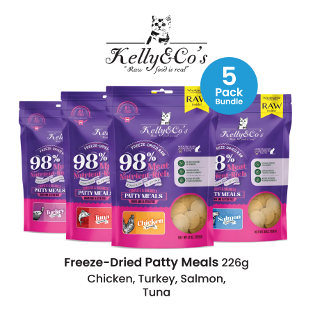 Kelly & Co's Cat Patty Meals 226g (5 Pack Bundle)