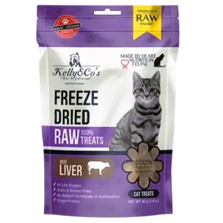 Kelly & Co's Cat Freeze-Dried Beef Liver 40g