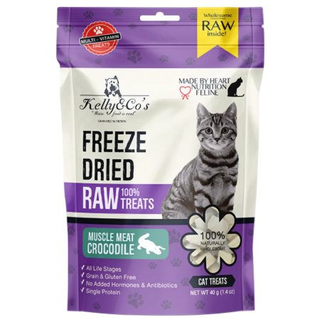 Kelly & Co's Cat Freeze-Dried Crocodile 40g