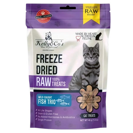Kelly & Co's Cat Freeze-Dried Fish Trio 40g