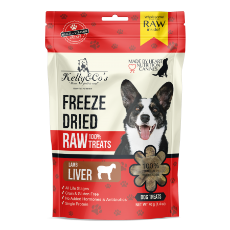 Kelly & Co's Dog Freeze-Dried Lamb Liver 40g