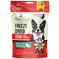 Kelly & Co's Dog Freeze-Dried Raw Treats Crocodile Muscle Meat 40g (2 Packs)