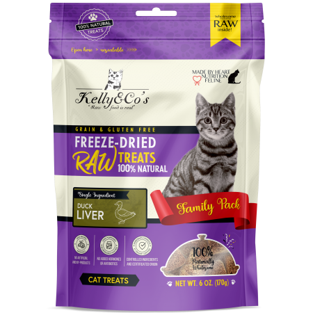 Kelly & Co's Cat Family Pack Freeze-Dried Duck Liver 170g