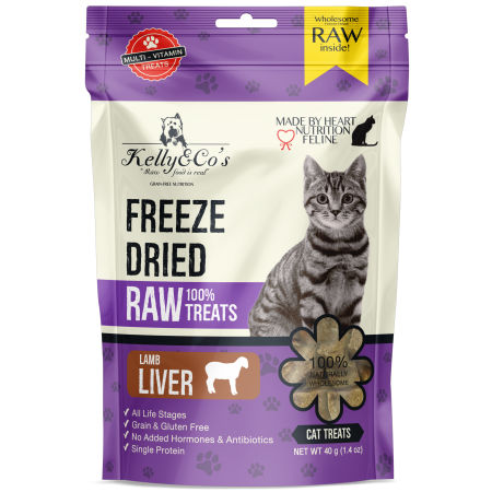 Kelly & Co's Cat Freeze-Dried Lamb Liver 40g