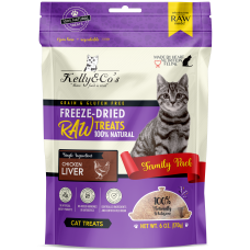 Kelly & Co's Cat Freeze-Dried Raw Treats Chicken Liver Family Pack 170g