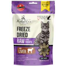 Kelly & Co's Cat Freeze-Dried Raw Treats Lamb Liver 40g (2 Packs)