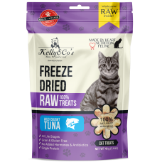 Kelly & Co's Cat Freeze-Dried Raw Treats Wild-Caught Tuna 40g (2 Packs)