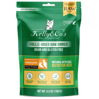 Kelly & Co's Cat Freezed-Dried Raw Dinner Salmon and Chicken with Mixed Fruits and Vegetables 156g (2 Packs)