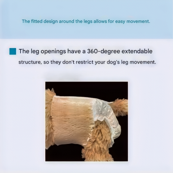 ElleAir Dogs Diapers Free-movement Activewear M (4 pcs)