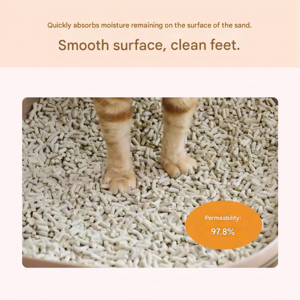 ElleAir Cats Deodorizing & Antibacterial Litter Large Grains 4L