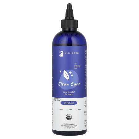 Kin+Kin Dog Spray Clean Ears Leave-In Relief 12oz