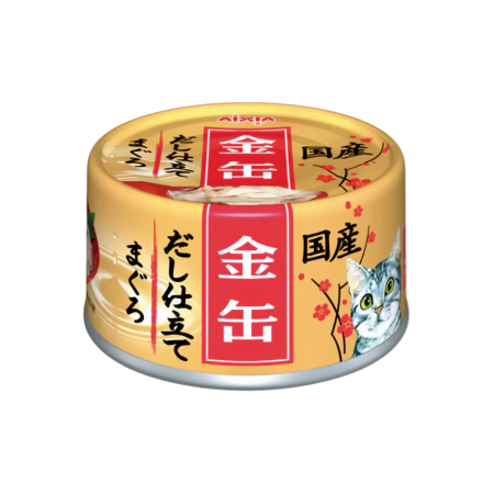 Aixia Canned Kin-Can Dashi Jitate Tuna 70g x24