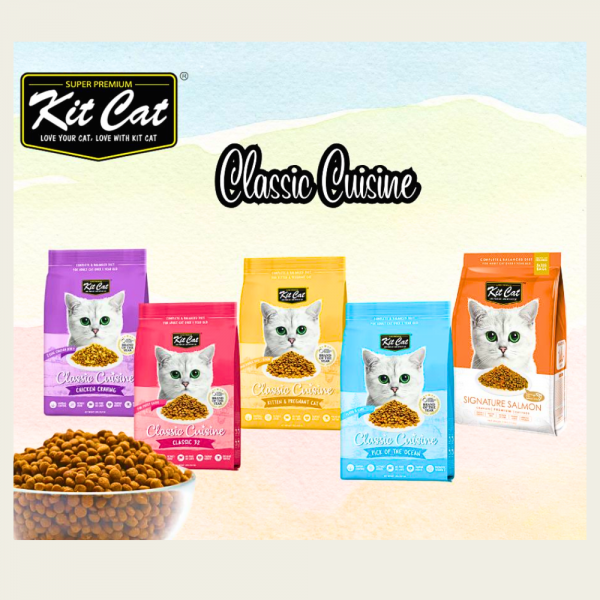 Kit Cat Premium Dry Food Chicken Cuisine 1.2kg