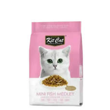 Kit Cat Premium Dry Food Mini Fish Medley 1.2kg