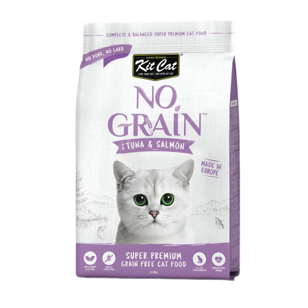 Kit Cat Dry Food No Grain Tuna & Salmon 1kg