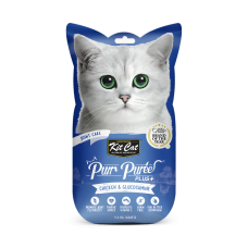 Kit Cat Purr Puree Plus Joint Care Chicken & Glucosamine 15g x 4pcs