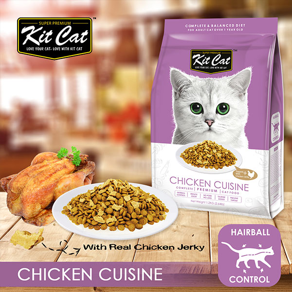 Kit Cat Premium Dry Food Chicken Cuisine 5kg
