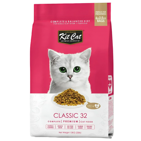 Kit Cat Premium Dry Food Classic 32 15kg