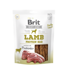 Brit Care Meaty Jerky Lamb Protein Bar Dog Treats 200g