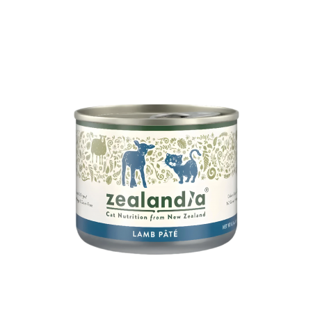 Zealandia Cat Canned Food Free-Range Lamb 185g (6 Cans)