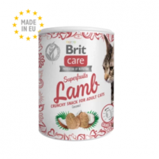 Brit Care Cat Superfruits Lamb Crunchy Snack with Coconut 100g (2 Tubs)