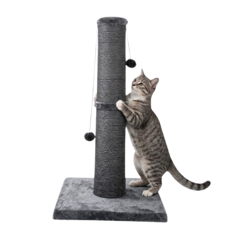 Lavish Scratching Post Lynx 87 Dark Grey