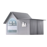 Lavish Pet Cozy House Medium Grey