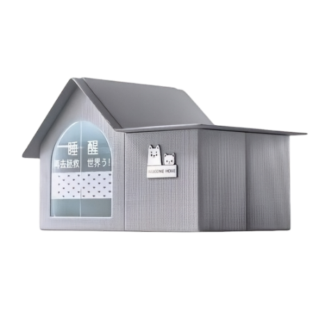 Lavish Pet Cozy House Medium Grey