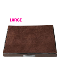 Lavish Memory Foam Bed for Dogs Brown (L)