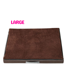 Lavish Memory Foam Bed for Dogs Brown (L)