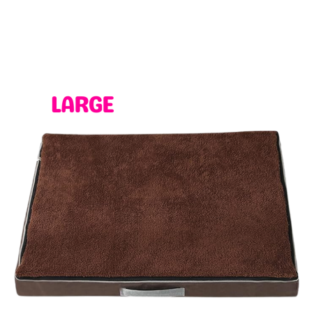 Lavish Memory Foam Bed for Dogs Brown (L)