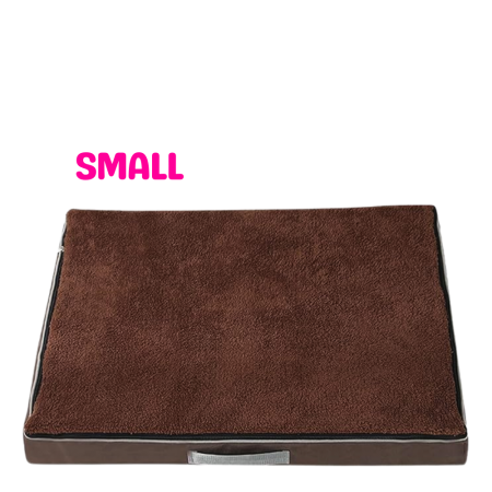 Lavish Memory Foam Bed for Dogs Brown (S)