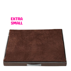 Lavish Memory Foam Bed for Dogs Brown (XS)