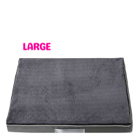 Lavish Memory Foam Bed for Dogs Grey (L)