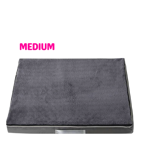 Lavish Memory Foam Bed for Dogs Grey (M)