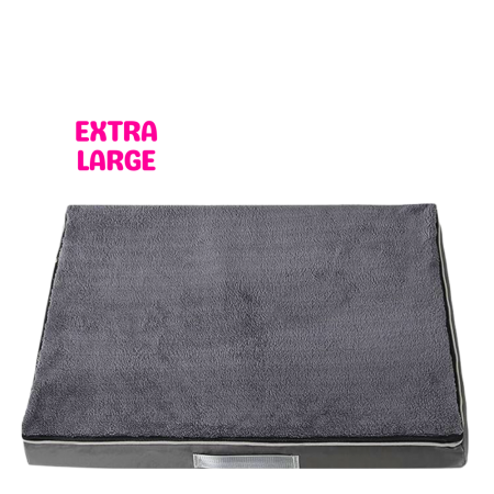 Lavish Memory Foam Bed for Dogs Grey (XL)